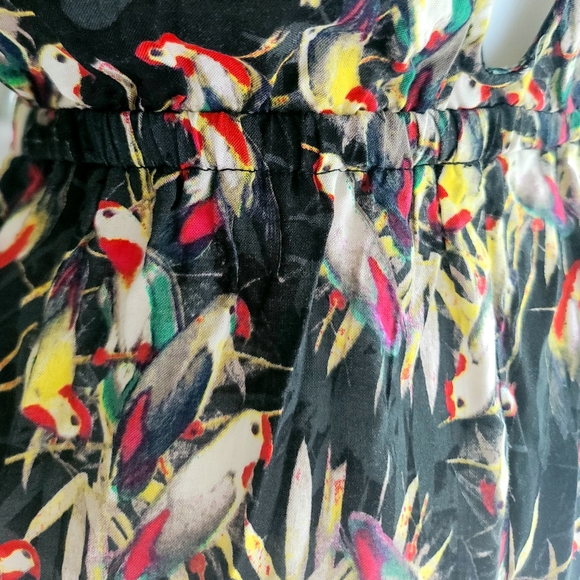 Material Girl Petite Bird Pattern Romper - Picture 7 of 10